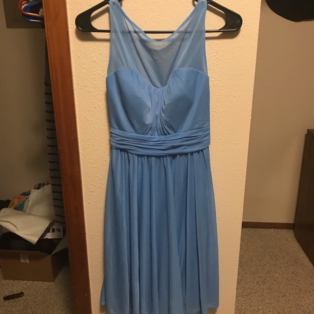 Cornflower Blue Bridesmaids Dress
